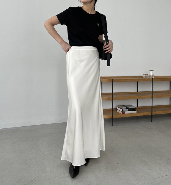  「【サイズ展開あり・新色/ブラウン】バイアススカート」|スカート|