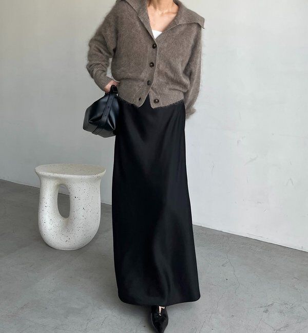  「【サイズ展開あり・新色/ブラウン】バイアススカート」|スカート|