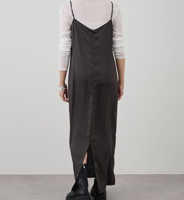  「サテンキャミワンピース」|ワンピース|