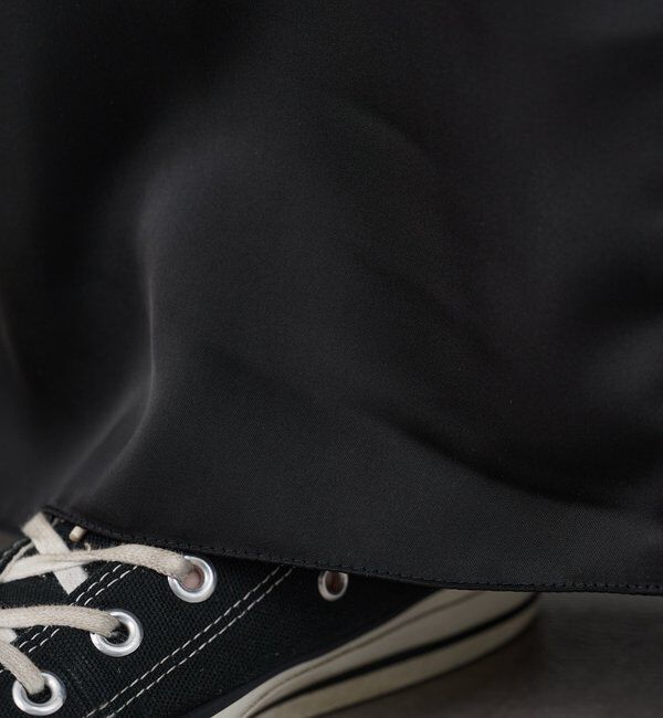  「《サイズ展開》Vネックサテンキャミワンピース」|ワンピース|