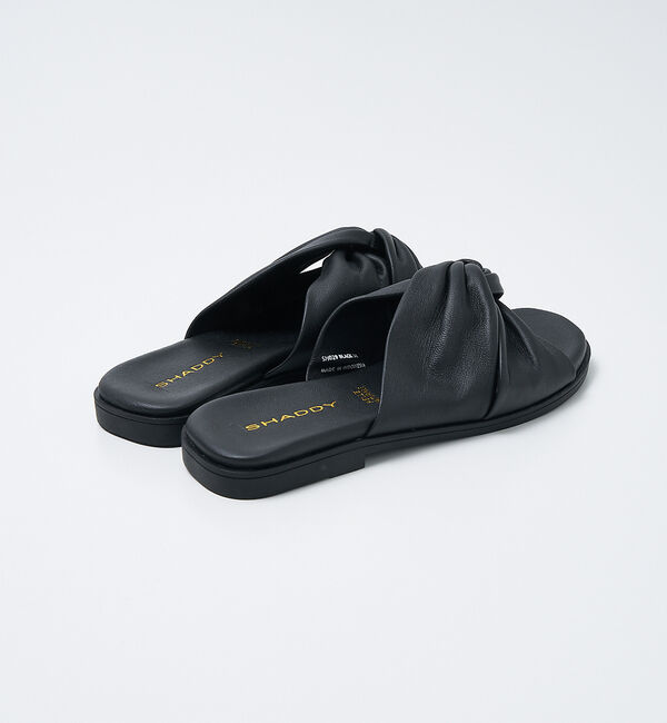 collex「【WEB限定】【SHADDY/シャディー】ツイストギャザーサンダル」|サンダル|