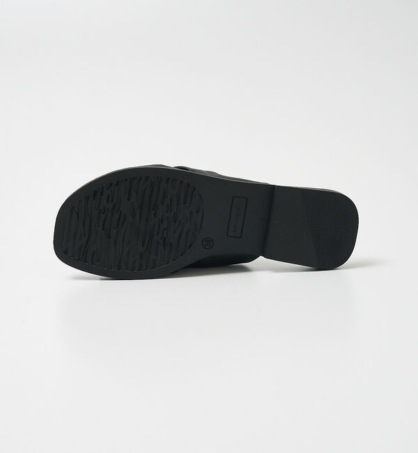 collex「【WEB限定】【SHADDY/シャディー】ツイストギャザーサンダル」|サンダル|