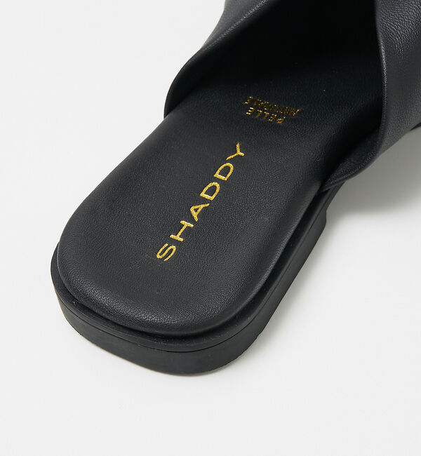 collex「【WEB限定】【SHADDY/シャディー】ツイストギャザーサンダル」|サンダル|