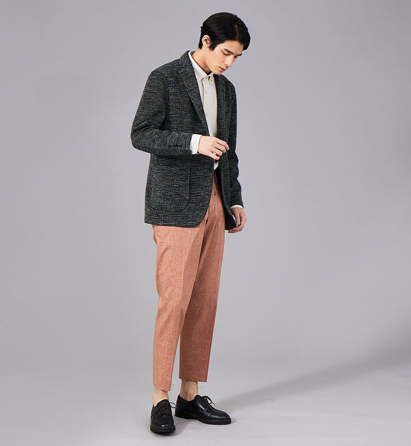 ABAHOUSE「【多機能】ナローストライプ サッカー ボタンダウン シャツ」|シャツ・ブラウス|