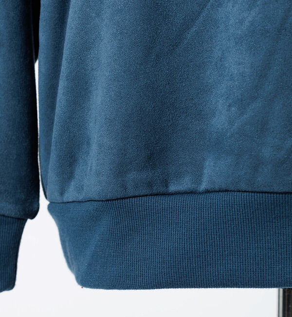 ABAHOUSE「スウェード 裏起毛 ハーフジップ トレーナー」|スウェット・ジャージ|
