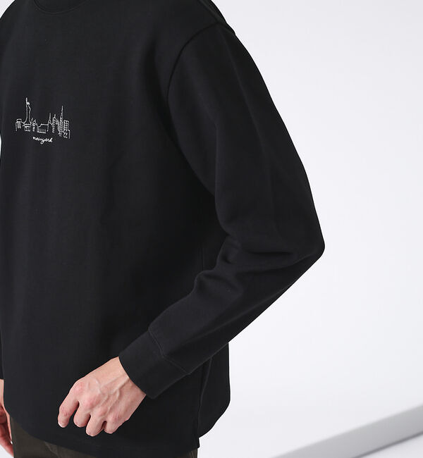 ABAHOUSE「【CITY】シルキーダンボール 刺繍 プルオーバー / スウェット」|スウェット・ジャージ|