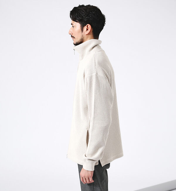 ABAHOUSE「【バイアスカット 】ドライバーズニット / ブルゾン」|ニット・セーター|