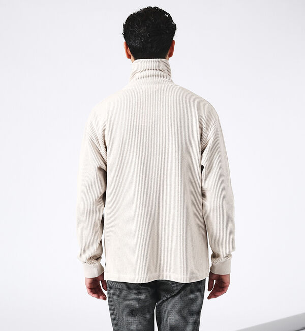 ABAHOUSE「【バイアスカット 】ドライバーズニット / ブルゾン」|ニット・セーター|