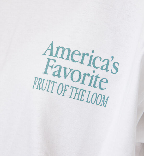 ABAHOUSE「【FRUIT OF THE LOOM】フロント＆バックプリント クルーネック シ」|Tシャツ・カットソー|