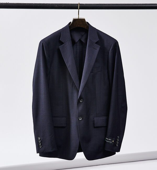 ABAHOUSE「【セットアップ対応/REDA】トロピカルウール ドビー ジャケット」|テーラードジャケット|