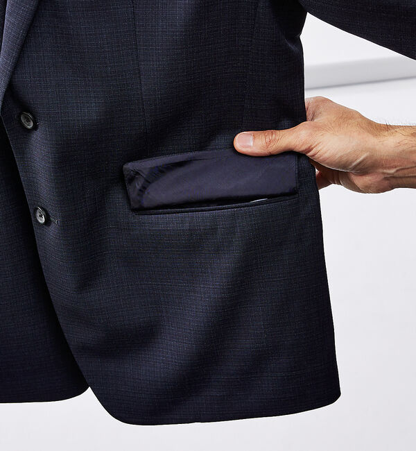 ABAHOUSE「【セットアップ対応/REDA】トロピカルウール ドビー ジャケット」|テーラードジャケット|