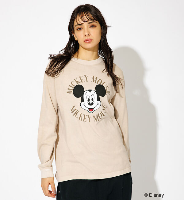 ABAHOUSE「【GOOD ROCK SPEED / グッドロックスピード】Mickey/ TE」|Tシャツ・カットソー|ライトベージュ