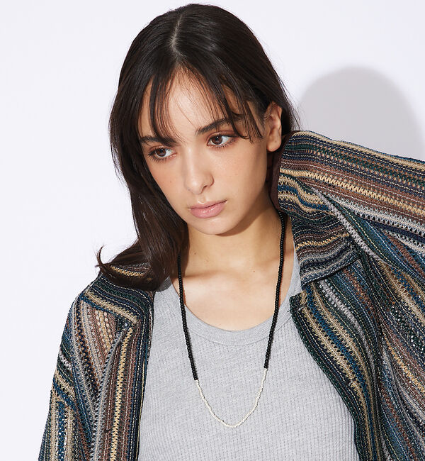 ABAHOUSE「Handmade  Thailand beads & SILVER neckla」|ネックレス|