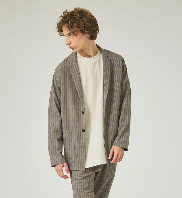 ABAHOUSE「【フリースタッチ】クラッシュベロア ロンT」|Tシャツ・カットソー|