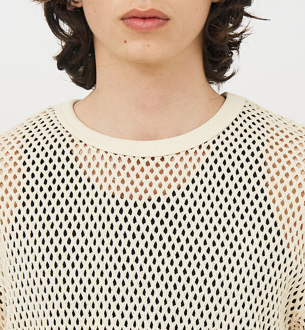 ABAHOUSE「【Revo.レボ】コットンメッシュTシャツ/レイヤードTee/ユニセックス」|Tシャツ・カットソー|