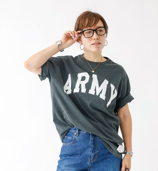 ABAHOUSE「【TOP KHAKI /トップカーキ】JOHNBULL/ジョンブル/ARMY プ」|Tシャツ・カットソー|