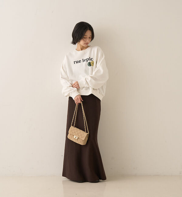 ABAHOUSE「CAFE graphic ロゴプリント スウェット オーバーサイズ / ユニセッ」|スウェット・ジャージ|