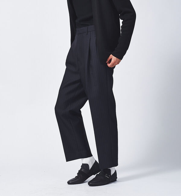 alfredoBANNISTER「【ウールコンビ】ベルトレザースリッポン」|スニーカー|