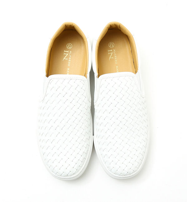 alfredoBANNISTER「【一部店舗＋WEB限定】シャークソール クッション メッシュ スリッポン」|スニーカー|