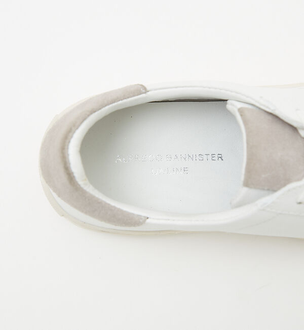 alfredoBANNISTER「【WEB別注】ベーシックレザースニーカー」|スニーカー|