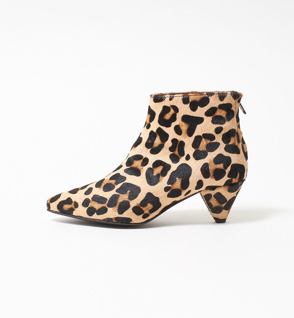 Rouge vif「【ne Quittez pas】ポインテッドブーツ」|ショートブーツ|