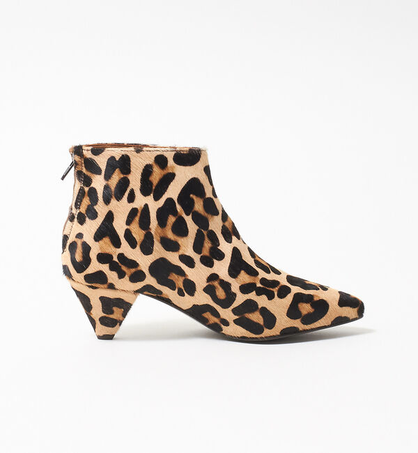 Rouge vif「【ne Quittez pas】ポインテッドブーツ」|ショートブーツ|