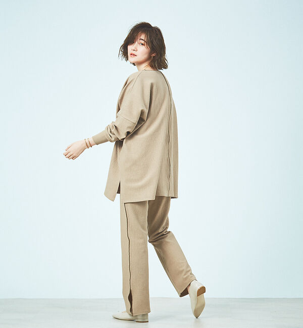 Rouge vif「リップルセットアップ」|Tシャツ・カットソー|