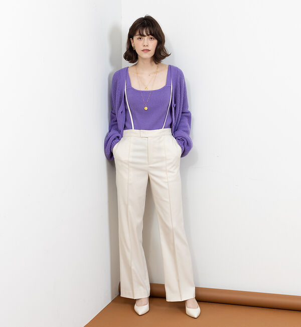 Rouge vif「W混アンサンブルニット」|ニット・セーター|