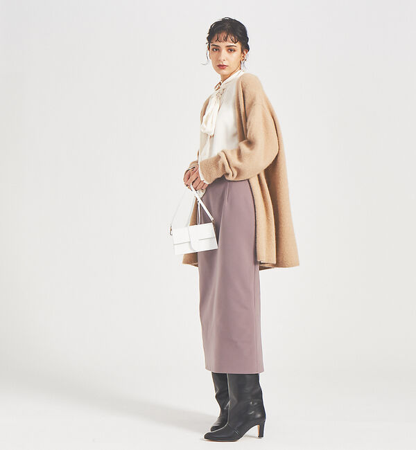 Rouge vif「獣毛混ニットガウン」|カーディガン|