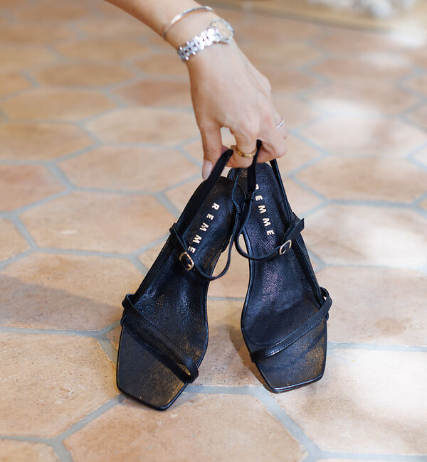 Rouge vif「【REMME/レメ】アシンメトリーストラップサンダル」|サンダル|