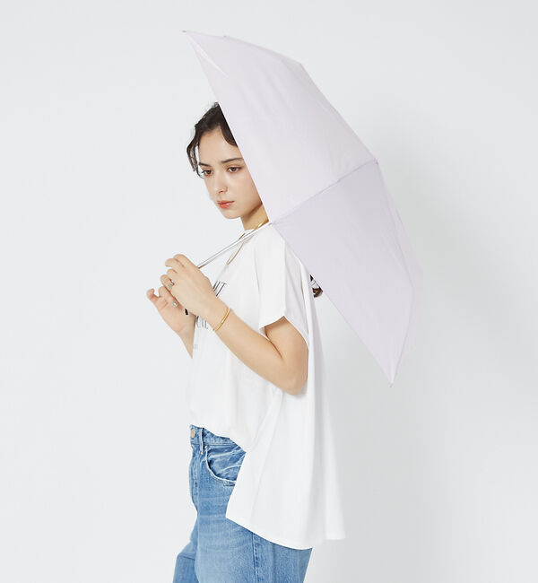 Rouge vif「折り畳み傘 / FLAT / ミニ / 軽量 / 晴雨兼用 /パステルカラー /」|傘|