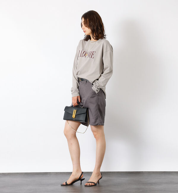 Rouge vif「別注【MICA&DEAL /マイカアンドディール】LADOME プリントロンT」|Tシャツ・カットソー|