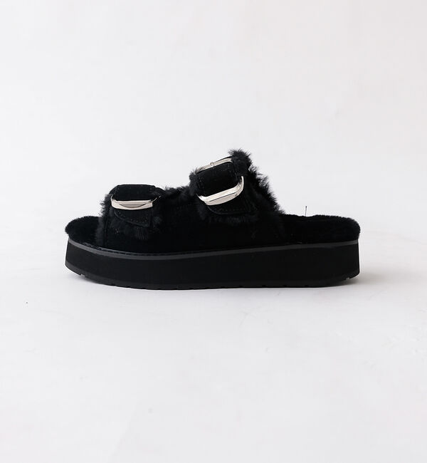 Rouge vif「【EMU Australia/エミュオーストラリア】ファーサンダル/サンダル/フ」|サンダル|