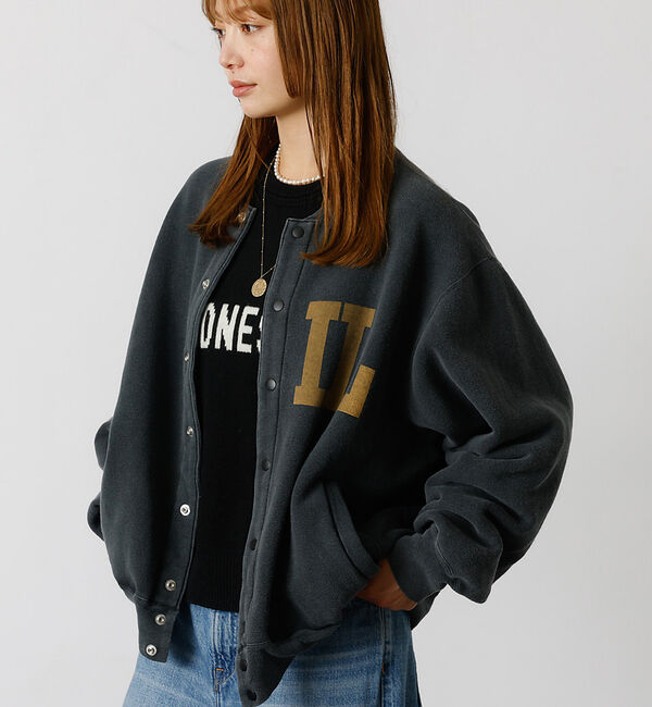 Rouge vif「別注【REMI RELIEF / レミレリーフ】ノンストレス起毛裏毛 スタジアム」|スウェット・ジャージ|ブラック