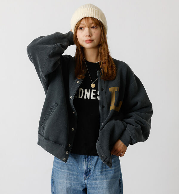 Rouge vif「別注【REMI RELIEF / レミレリーフ】ノンストレス起毛裏毛 スタジアム」|スウェット・ジャージ|