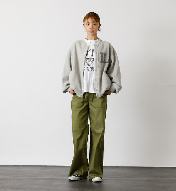 Rouge vif「別注【REMI RELIEF / レミレリーフ】ノンストレス起毛裏毛 スタジアム」|スウェット・ジャージ|