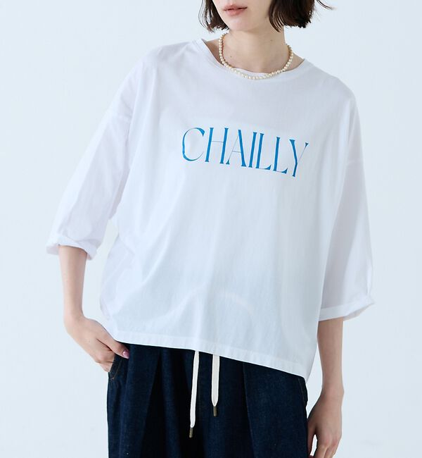 Rouge vif「【MICA&DEAL /マイカアンドディール】"CHAILLY"print pu」|Tシャツ・カットソー|ホワイト