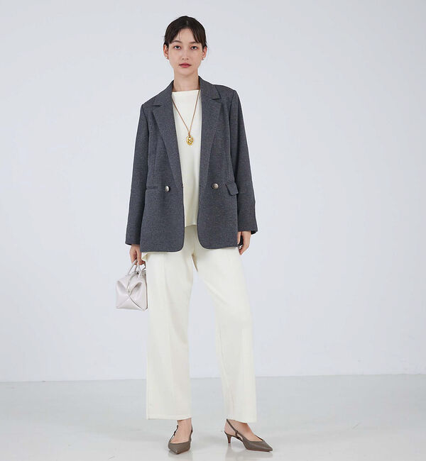 qualite「【セットアップ対応】ハイゲージウールニットパンツ」|その他|