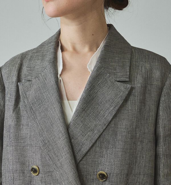qualite「【セットアップ対応】ラメリネンジャケット【予約】」|その他|