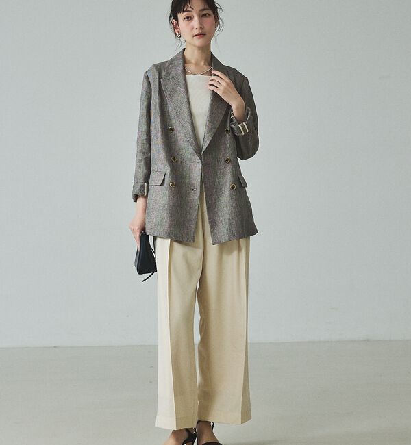 qualite「【セットアップ対応】ラメリネンジャケット【予約】」|その他|