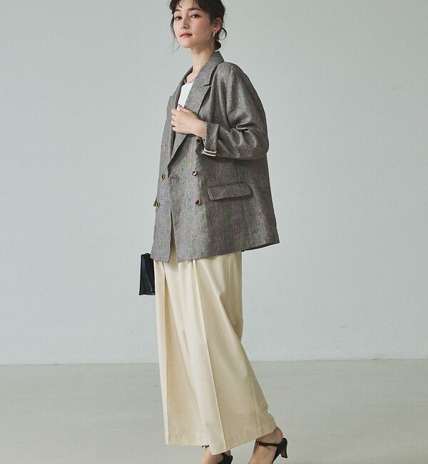 qualite「【セットアップ対応】ラメリネンジャケット【予約】」|その他|