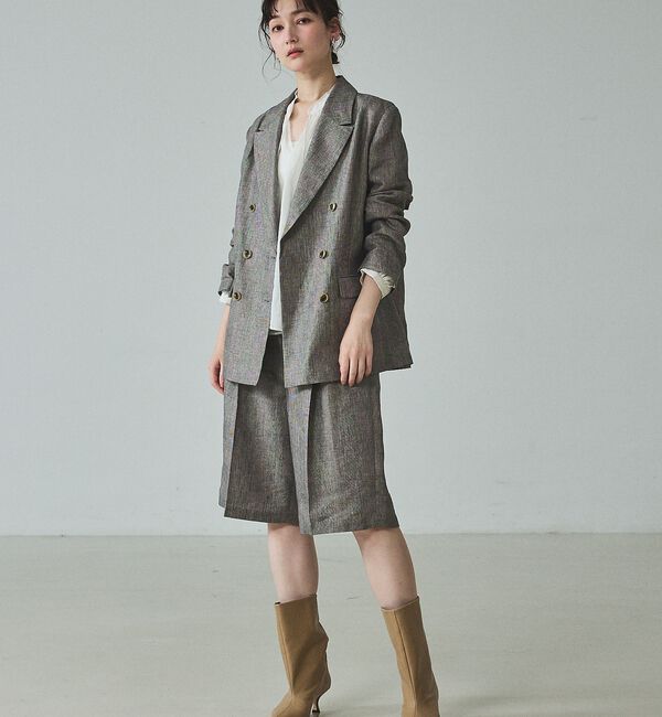 qualite「【セットアップ対応】ラメリネンジャケット【予約】」|その他|