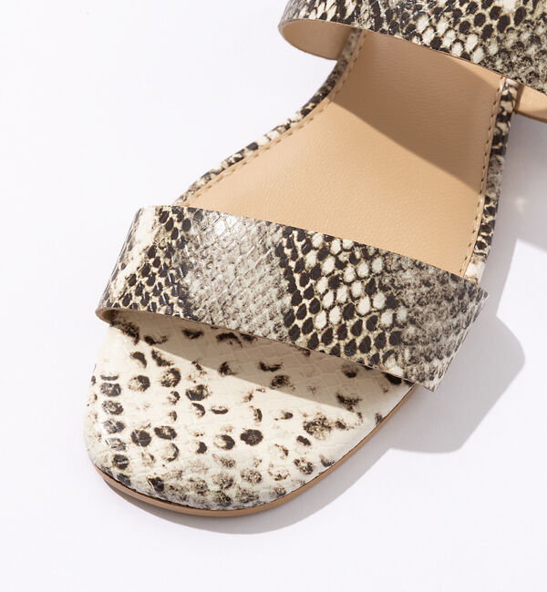 AU BANNISTER「【販売店舗限定】バックルスライドサンダル」|サンダル|