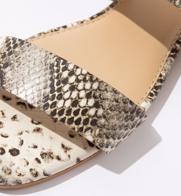 AU BANNISTER「【販売店舗限定】バックルスライドサンダル」|サンダル|