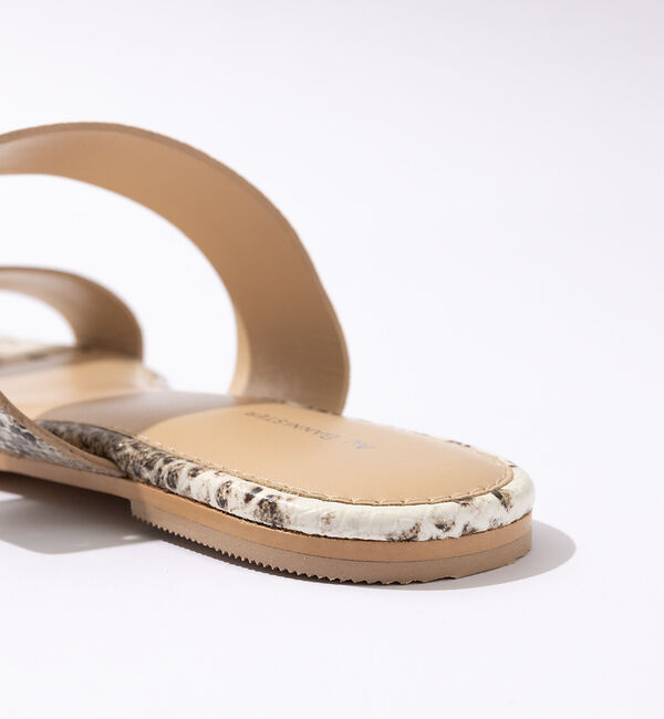 AU BANNISTER「【販売店舗限定】バックルスライドサンダル」|サンダル|