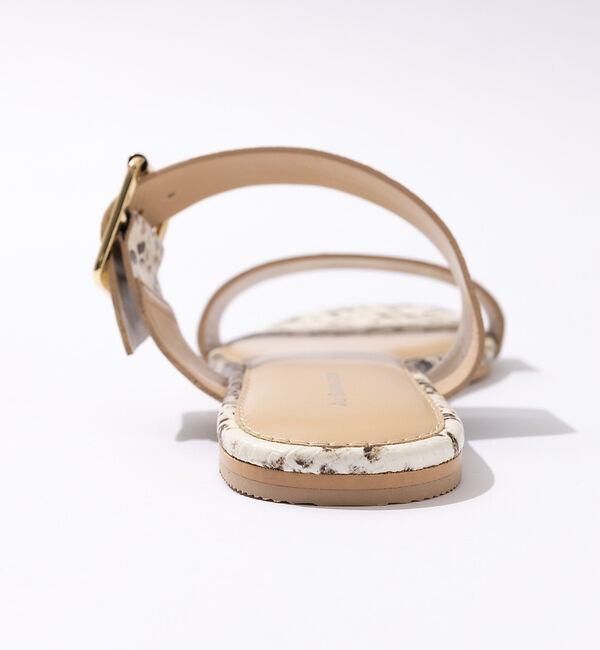 AU BANNISTER「【販売店舗限定】バックルスライドサンダル」|サンダル|