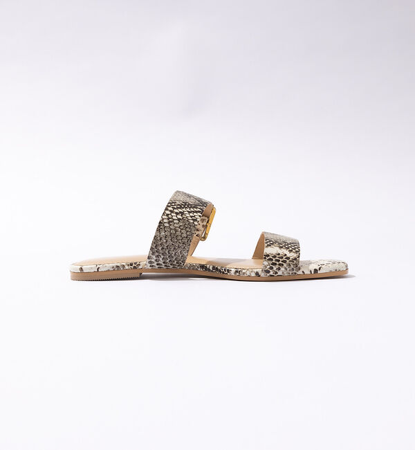 AU BANNISTER「【販売店舗限定】バックルスライドサンダル」|サンダル|