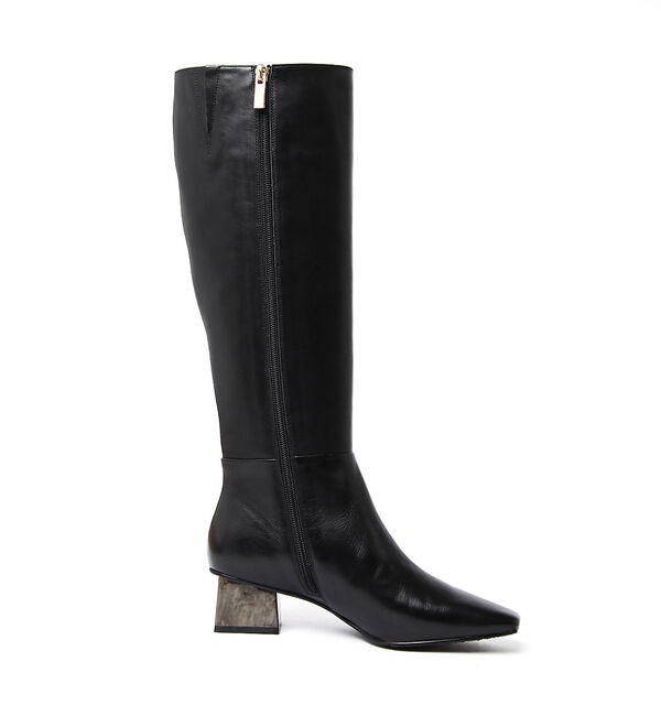 AU BANNISTER「【スノーソール】マーブルヒールロングブーツ」|ショートブーツ|