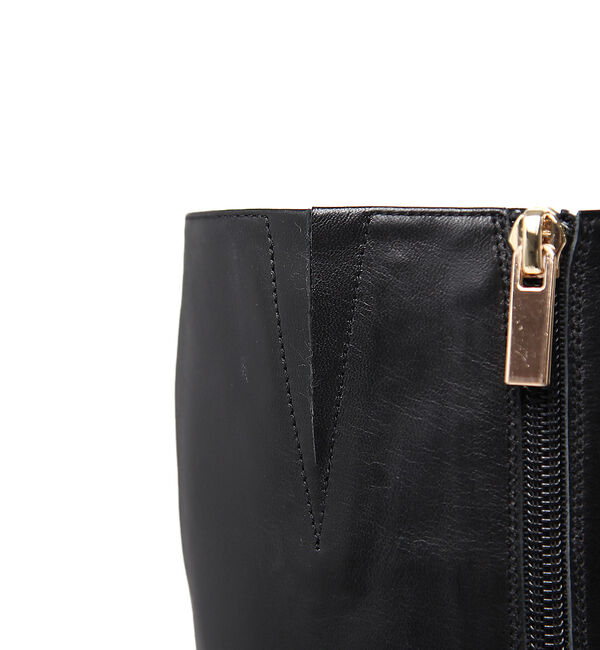 AU BANNISTER「【スノーソール】マーブルヒールロングブーツ」|ショートブーツ|