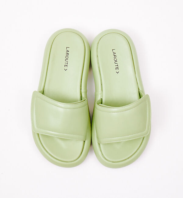 AU BANNISTER「【LAROUTE】ベルクロラウンドソールサンダル」|サンダル|